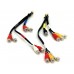 Linijinių jungtis Alpine INA-W900 10/12pin AV RCA