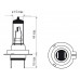Bosma lemputė H7, 12V, 55W, HDLL long life