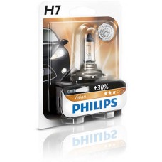 Philips lemputės Vision +30%,  H7, 55W, 1vnt. 12972PRB1